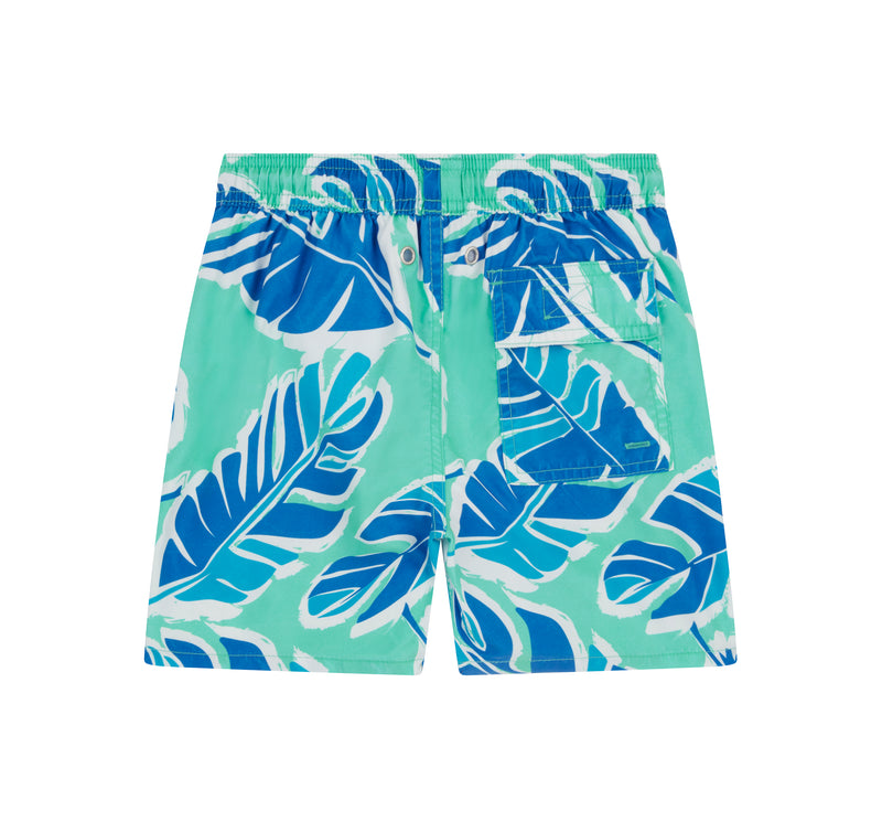Green & Blue Banana Leaf