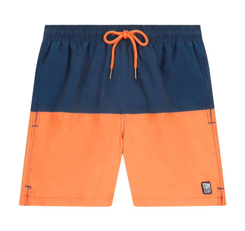 Blue & Orange Colour Block Set