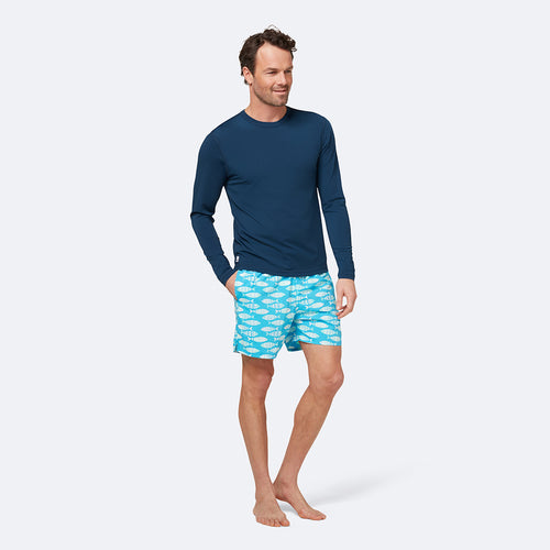 Solid Deep Blue Long Sleeve