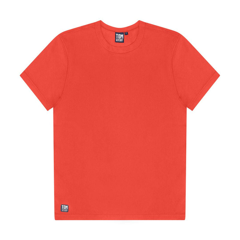 Solid Red Short Sleeve