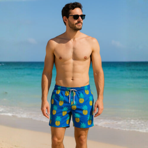 Blue & Yellow Pineapples