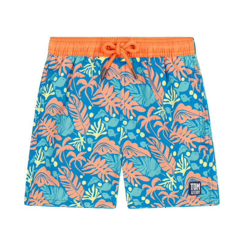 Blue & Orange Botanical