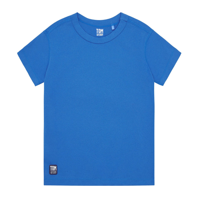 Solid Nautical Blue Short Sleeve