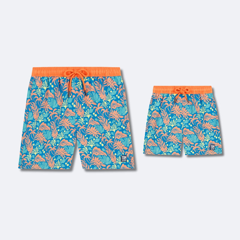 Blue & Orange Botanical Set