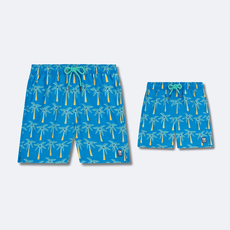 Blue & Green Palm Set