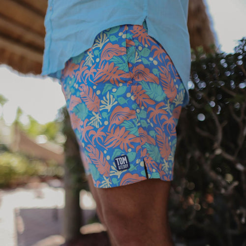 Blue & Orange Botanical