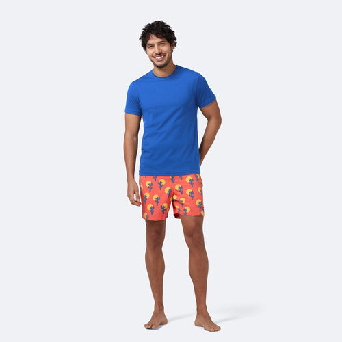 Solid Nautical Blue Short Sleeve