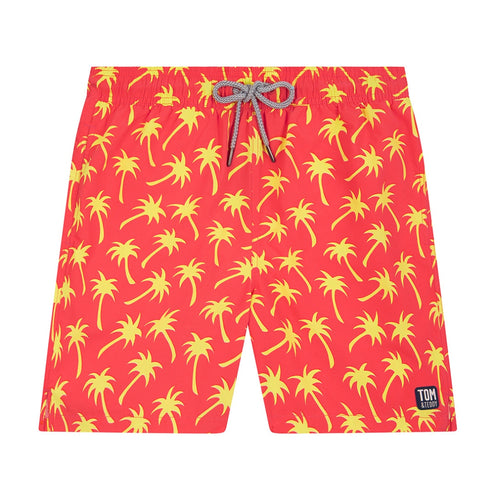 Coral & Lime Palms Set