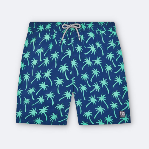 Navy & Spring Green Palms Set